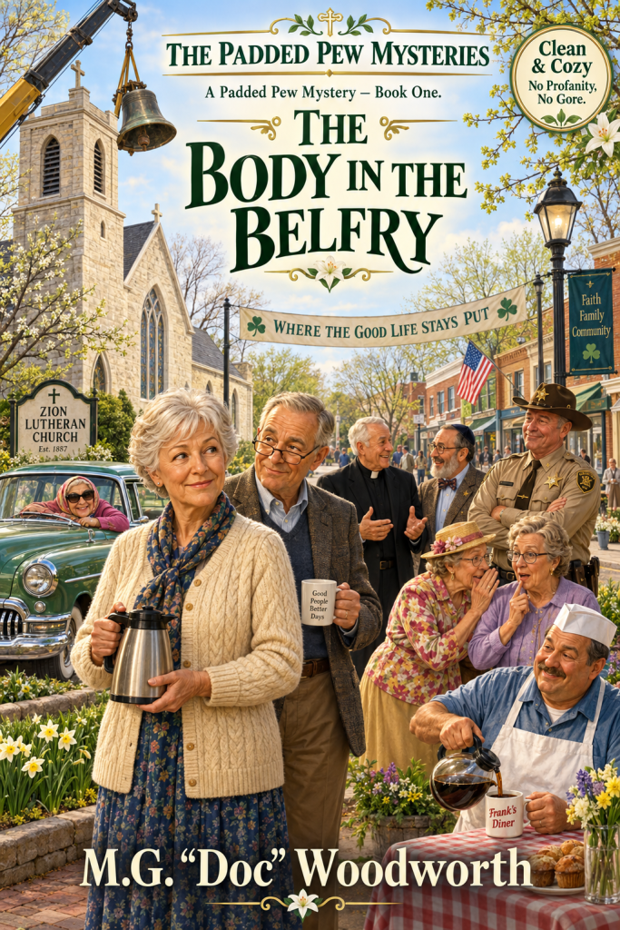 The Body in the Belfry — Padded Pew Mysteries, Book One, by M.G. “Doc” Woodworth